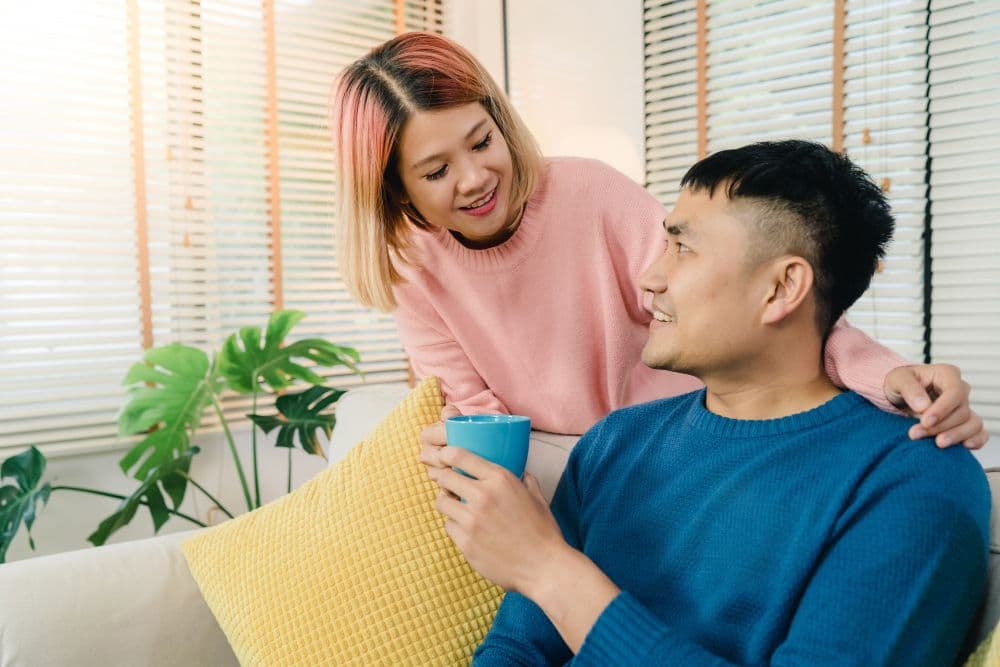 A person overly attuned to their partner's needs. A common sign of anxious attachment.